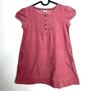 Mini Boden Corduroy Cap Sleeve Dress Size 7-8